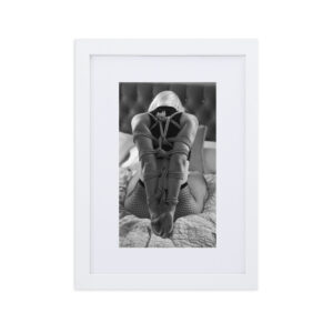 Kristyna Shibari back Matte Paper Framed Poster With Mat